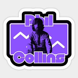 Phil collins\\\original retro Sticker